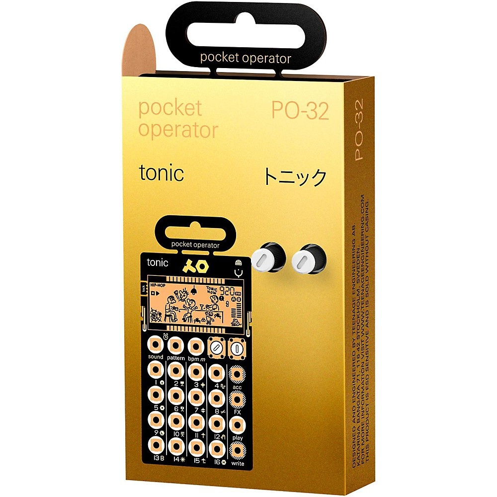 Teenage Engineering Pocket Operator PO-32 tonic Black