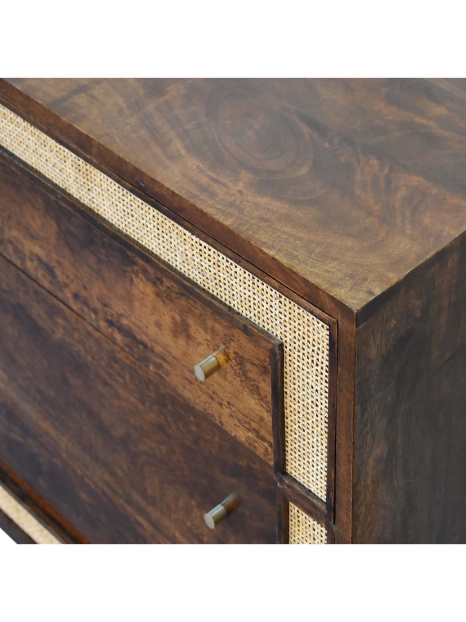 Artisan Furniture Close-knit Chestnut Brown Wood Chest