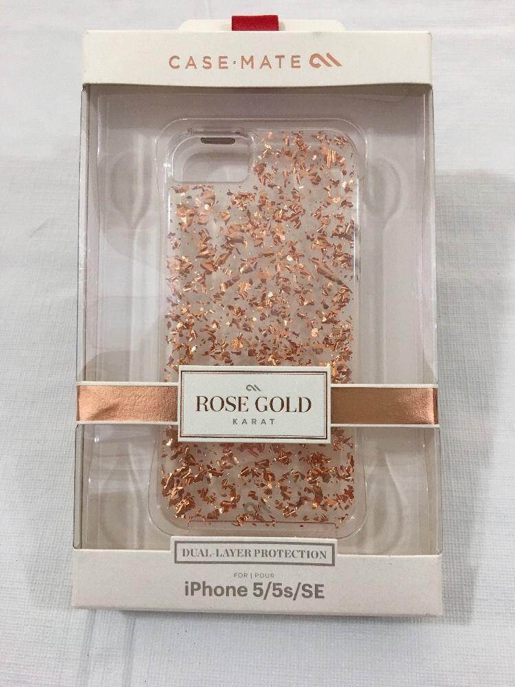 Case-Mate, Karat Case Rose Gold, iPh Indigo for Apple iPhone SE