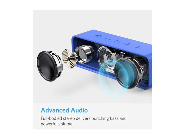 Anker Soundcore Bluetooth Portable Speaker with Low Harmonic Distortion and Superior Sound