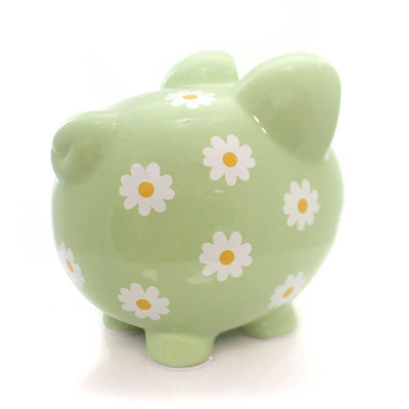 Bank 7.5" Daisy Piggy Bank Baby Birth Birthday Gift  -  Decorative Banks