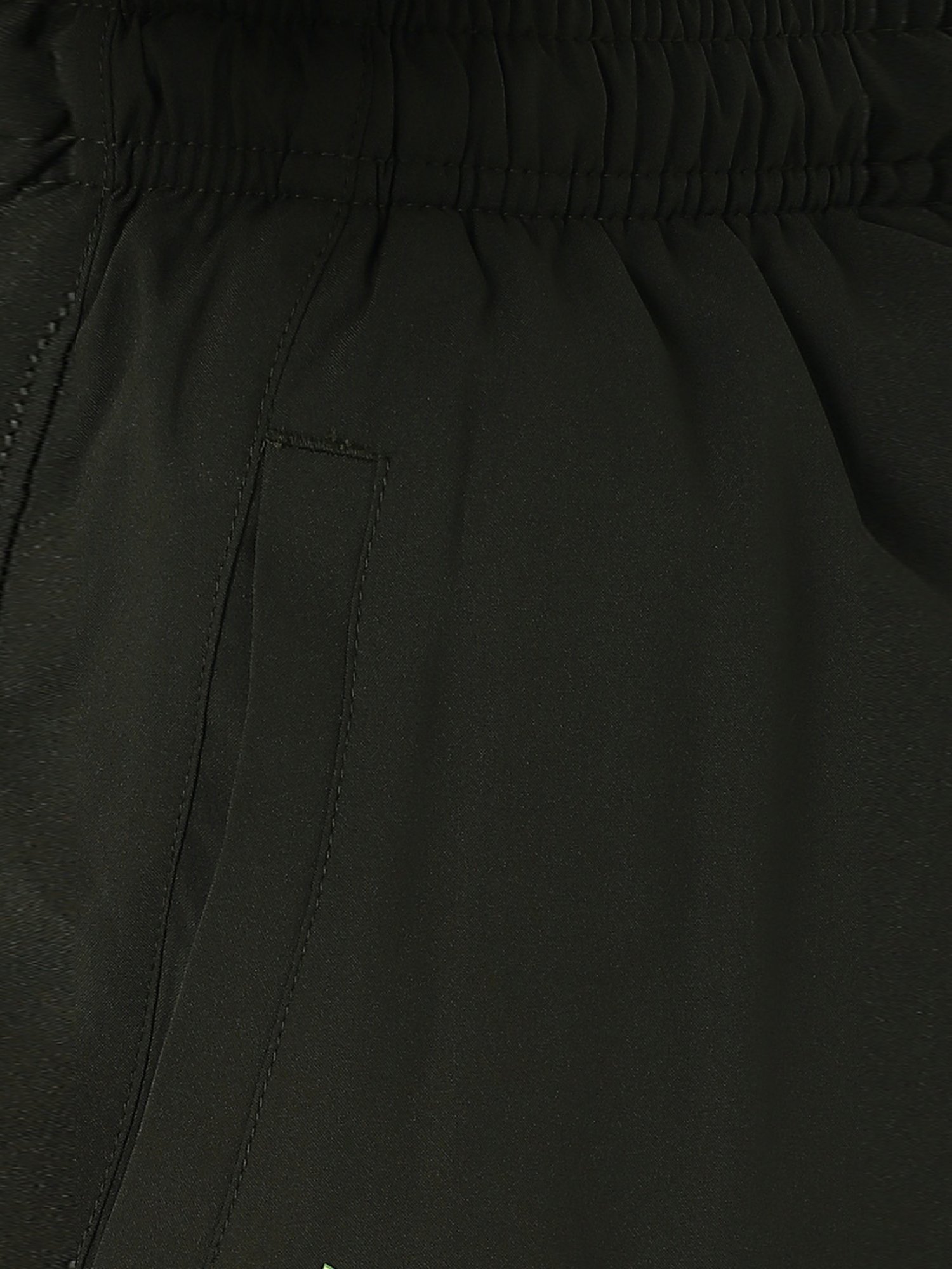 Louis Philippe Olive Green Slim Fit Shorts