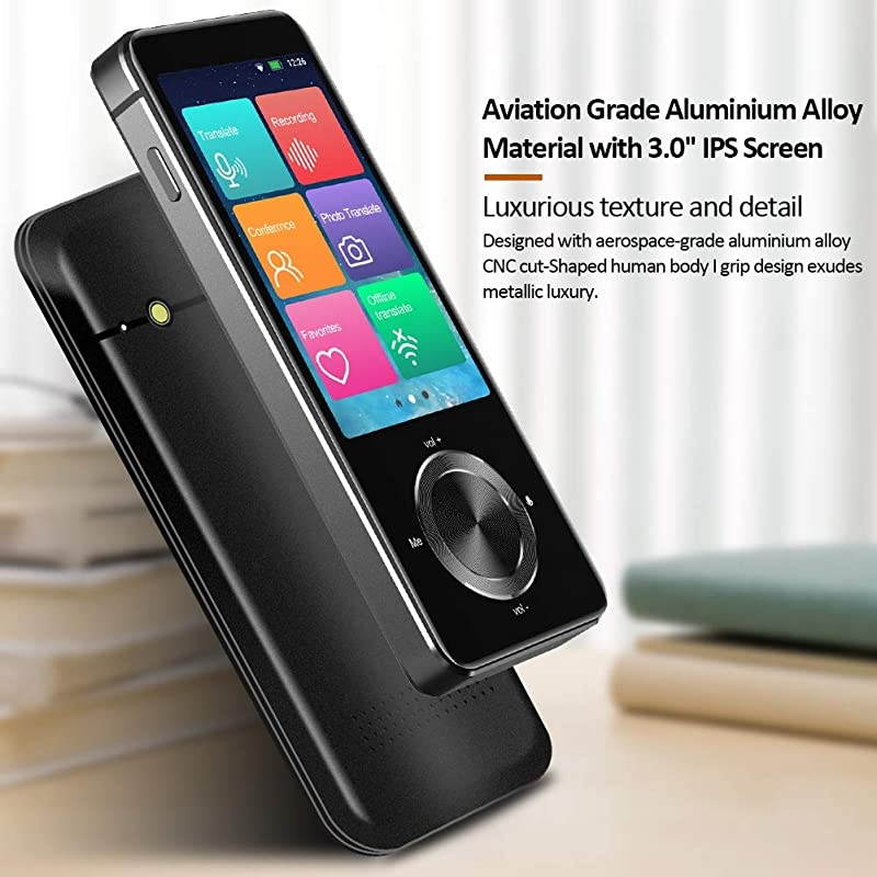 Language Translator Device, Portable Voice Translator All Languages 108+ Countries WiFi/Hotspot/Offline Two Way Instant Voice Translator 3.0 in Touch Screen