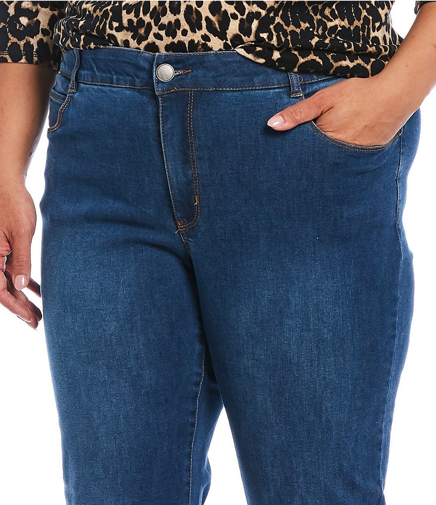 Westbound Denim Plus Size THE FIT FORMULA Slim Straight Jeans