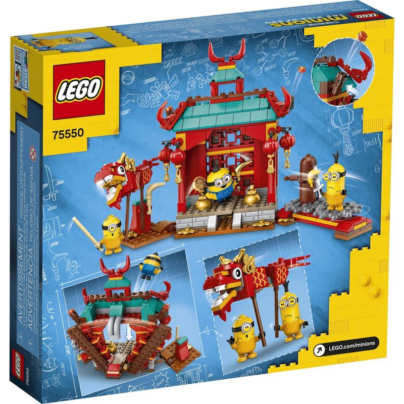LEGO Minions Minions Kung Fu Battle Building Toy for Creative Fun 75550