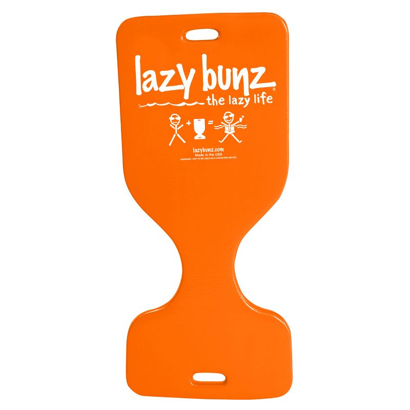 TRC Recreation 36" Long Adult/Child High Quality Reliable Lazy Bunz Comfortable Saddle Foam Water Resistant Floater, Orange