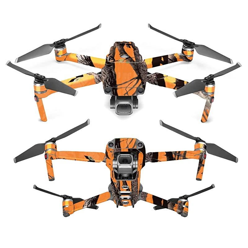 Skin Compatible with DJI Mavic 2 Pro or Zoom - Orange Camo | Protective, Durable, and Unique Vinyl Decal wrap Cover | Easy to Apply, Remove, and Change Styles | Made in The USA