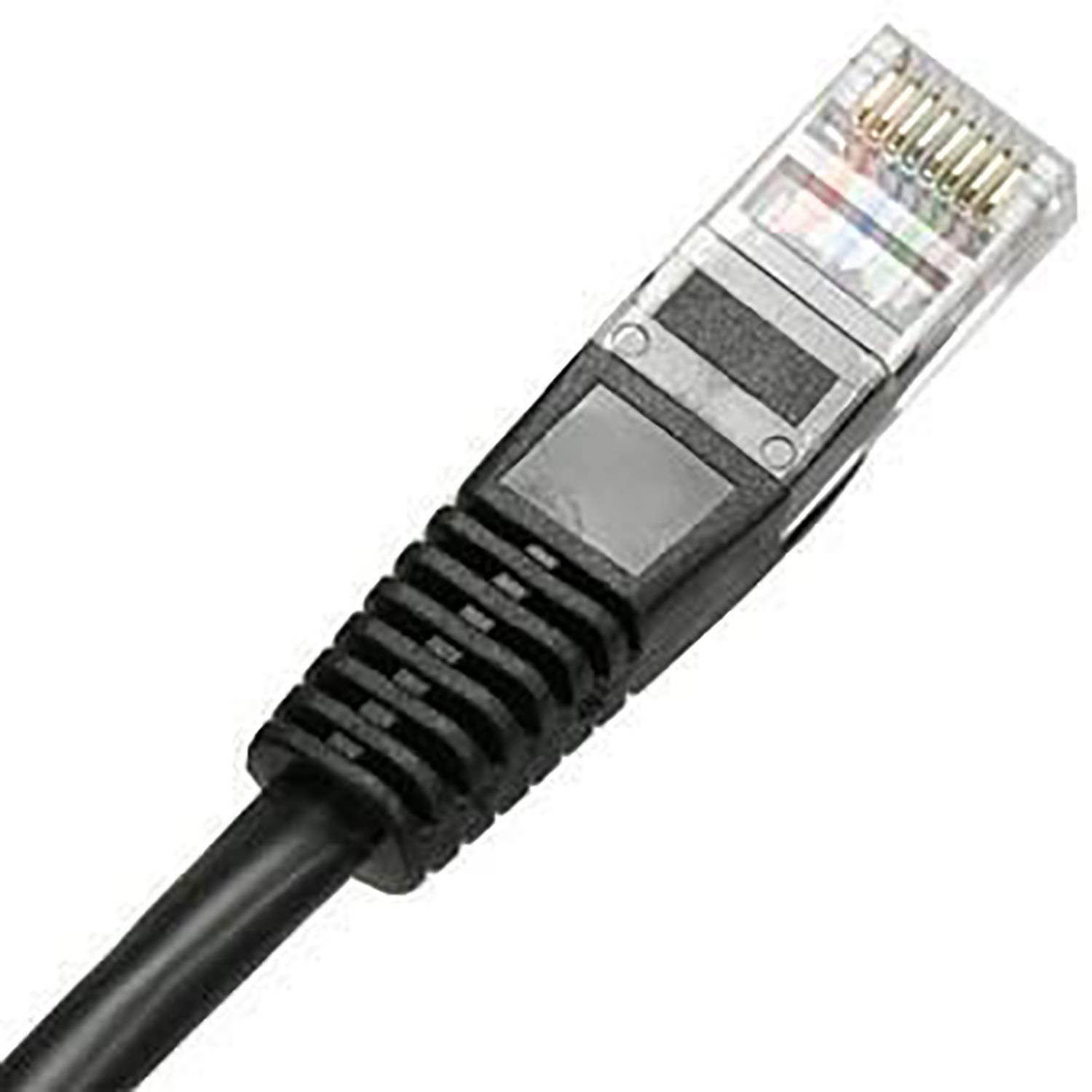 iMBAPrice - Snagless Cat6 Ethernet Network Patch Cable RJ45 (10 Feet, Black)