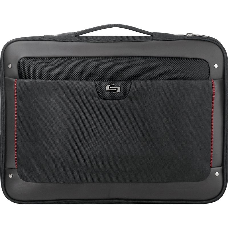 Solo Sterling STL140-4 Carrying Case (Briefcase) for 17.3" Notebook - Water Resistant Bottom - Vinyl, Polyester - Handle