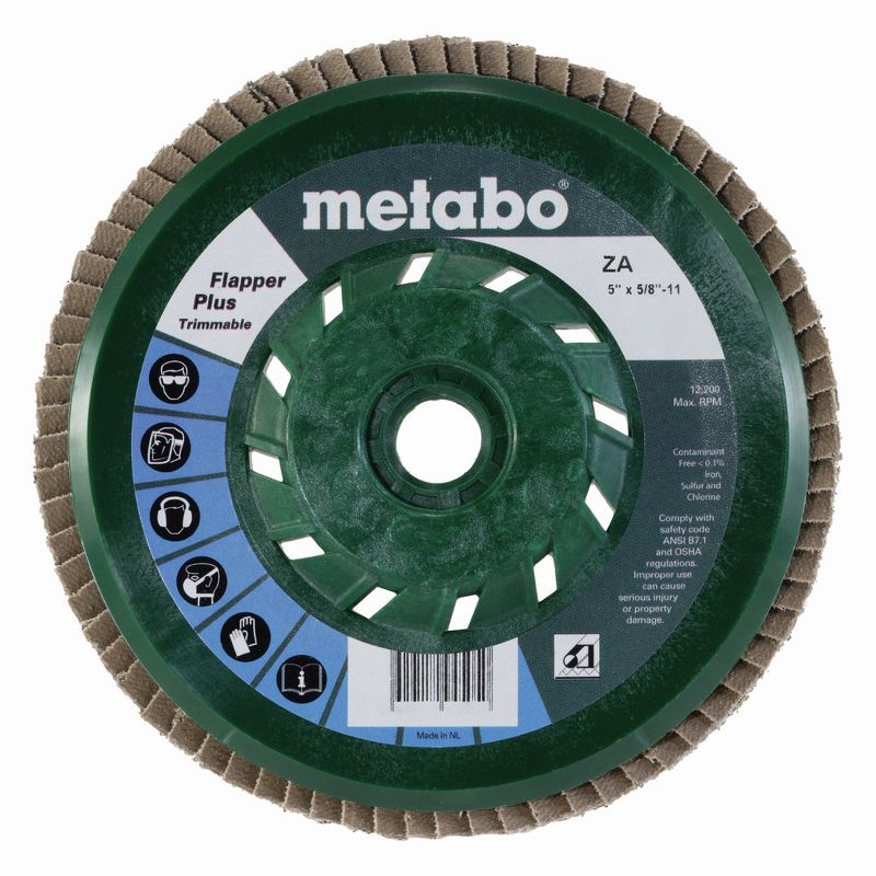 Metabo US3005 11 Amp 4.5 in. / 5 in. Corded Angle Grinder with Non-locking Paddle Switch System Kit