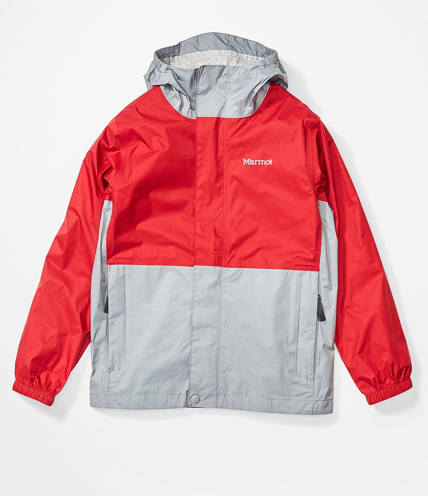 Marmot Little/Big Kids 4-15 Colorblock Precip Eco Rain Jacket