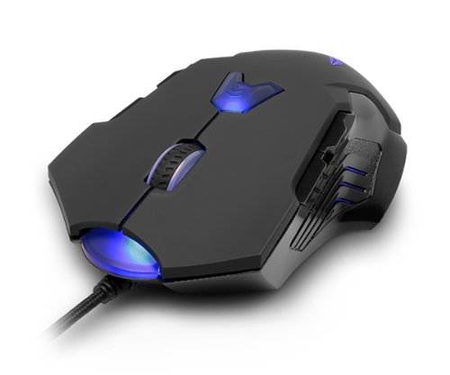 J-Tech Digital M999 Professional Gaming High Precision 200 to 8200 DPI Adjustable DPI LED Wired USB Laser Gaming Mouse for PC, 8 Programmable Buttons, 5 User Profiles, Omron Switches, Avago Sensor