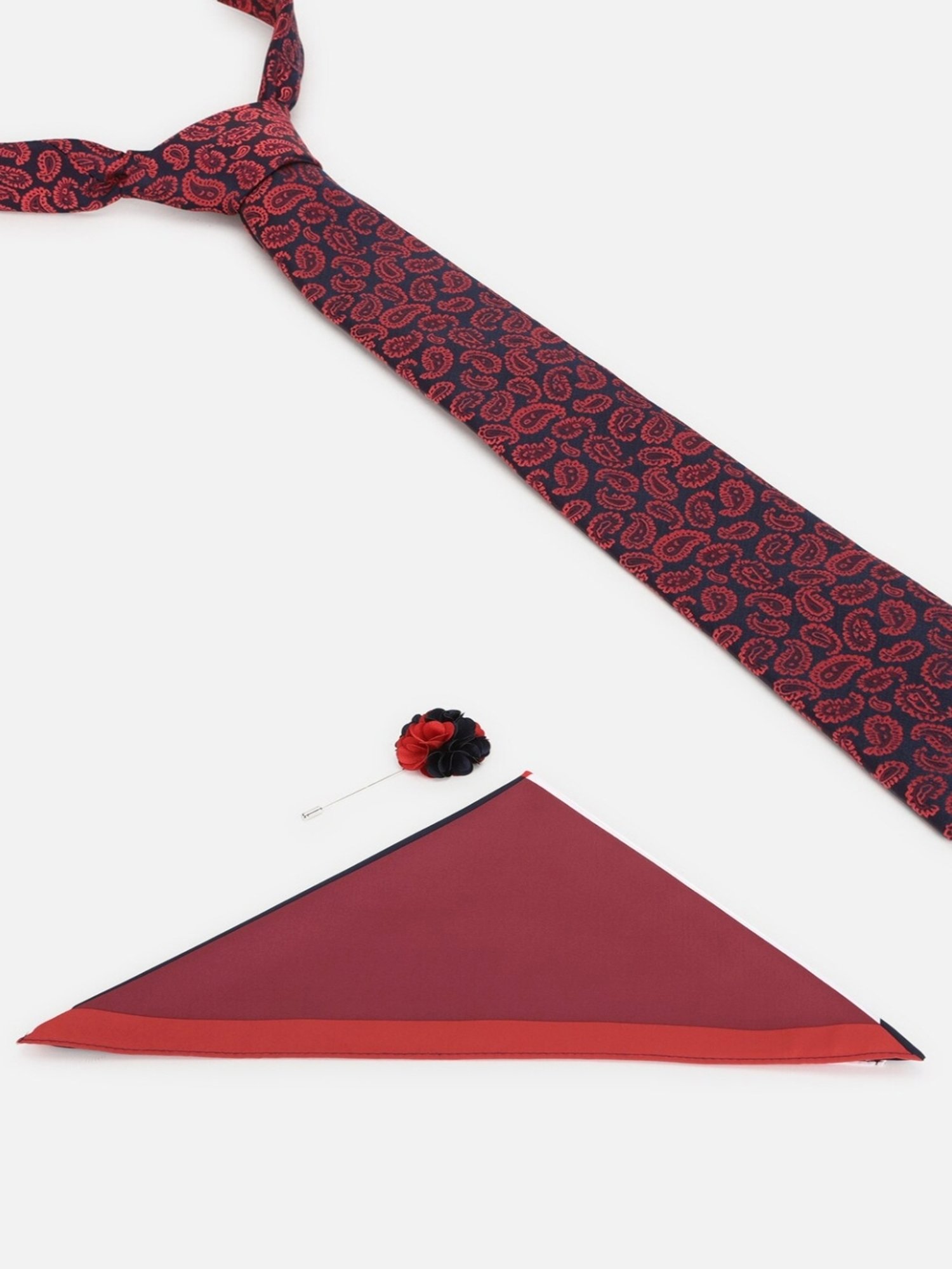 CHOKORE Yellow and Blue Printed Tie