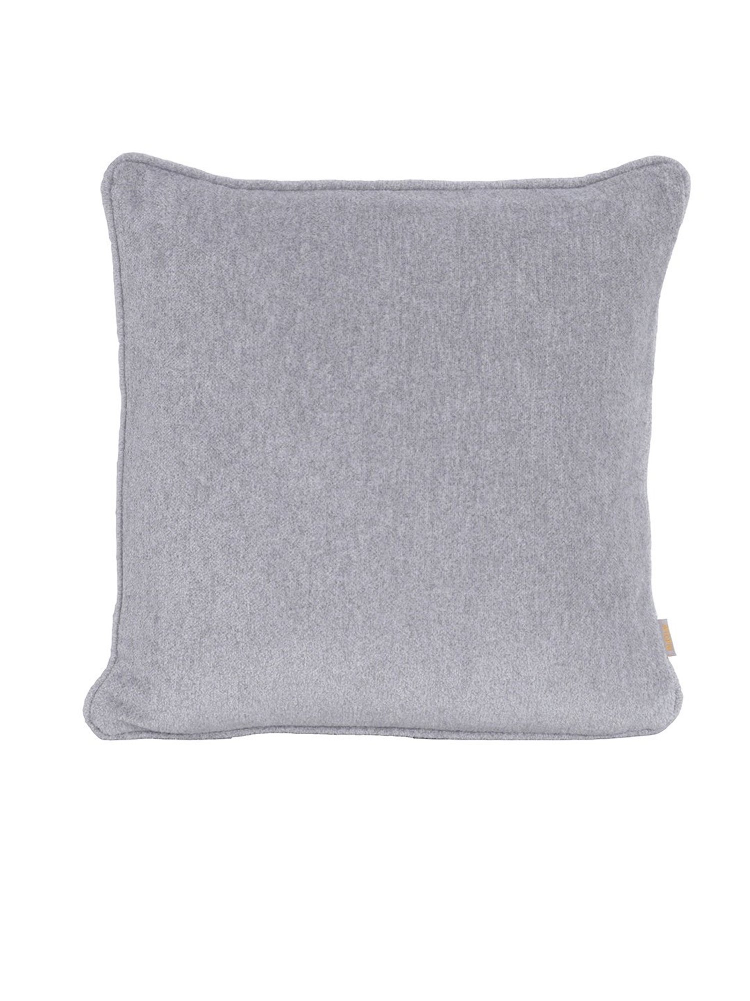 Maspar Colorart Charlotte Solid Grey 110 TC Cotton Blend Cushion Cover