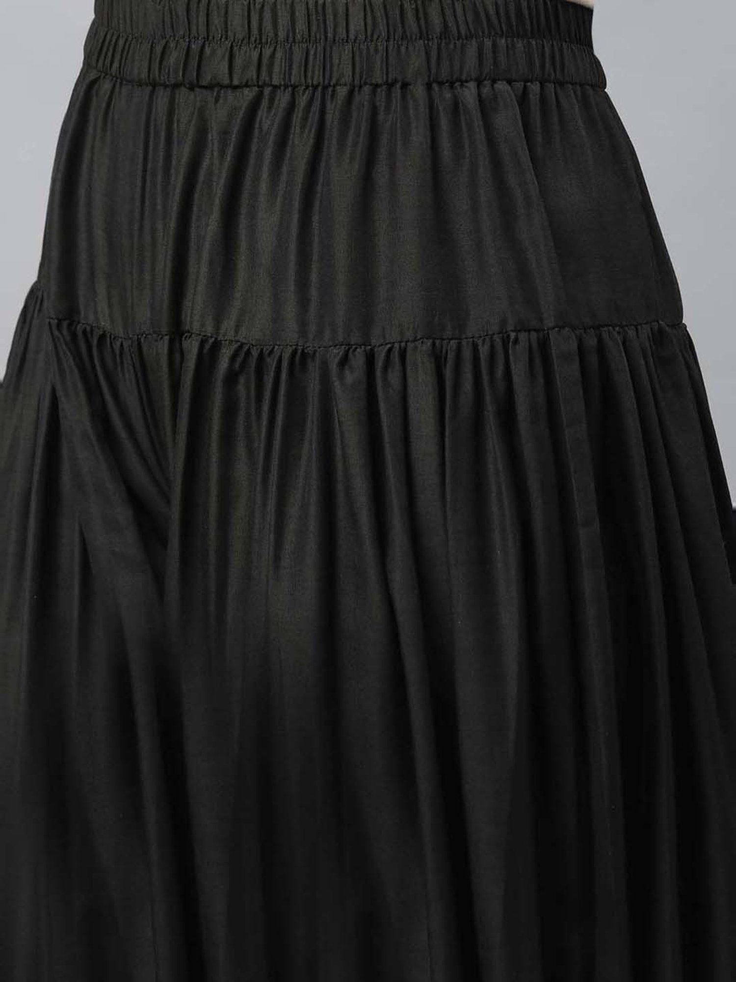 Aurelia Black Printed Kurta Salwar Set With Dupatta