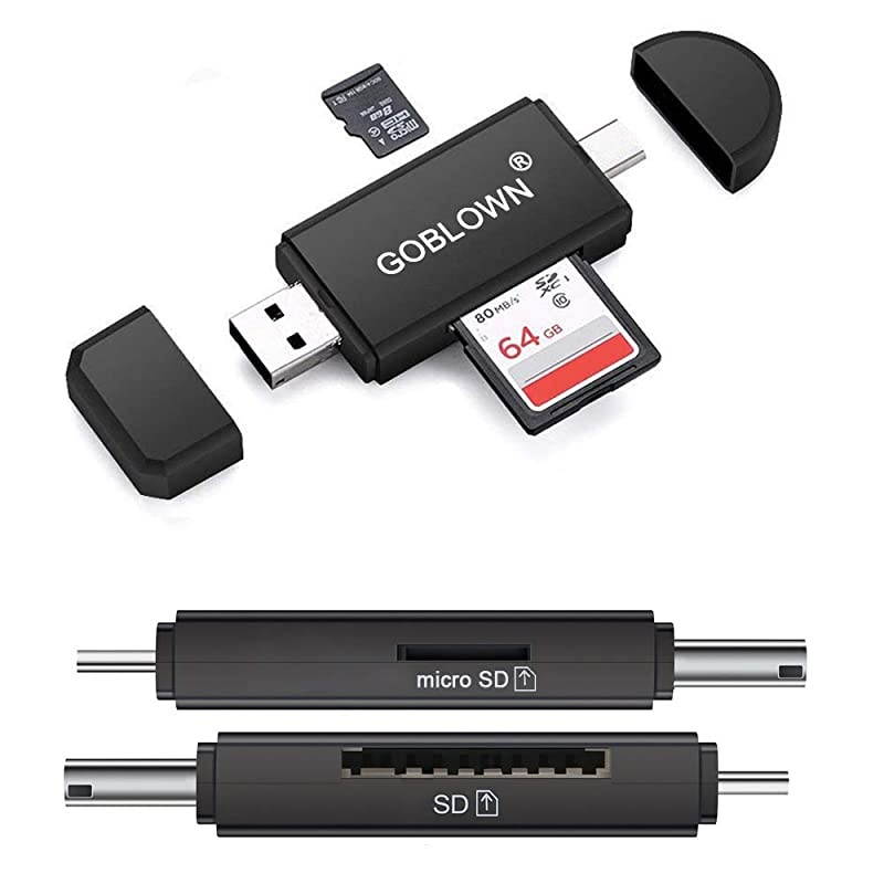 USB SD Card ReaderOTG AdapterMicro SD Card ReaderUSB 20 CardreaderTF SD Microsd SDXC SDHC MMC RSMMC Micro SDXC Micro SDHC UHSI Camera Reader for PC Laptop Smart Phones