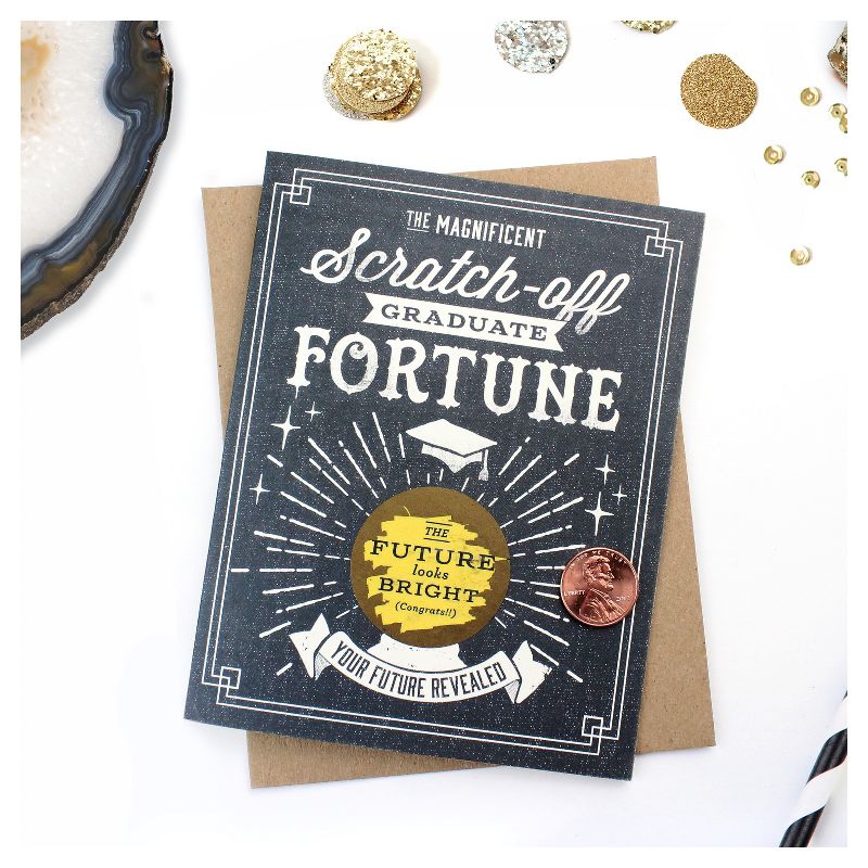 3ct Fortune Scratch-off Greeting Cards