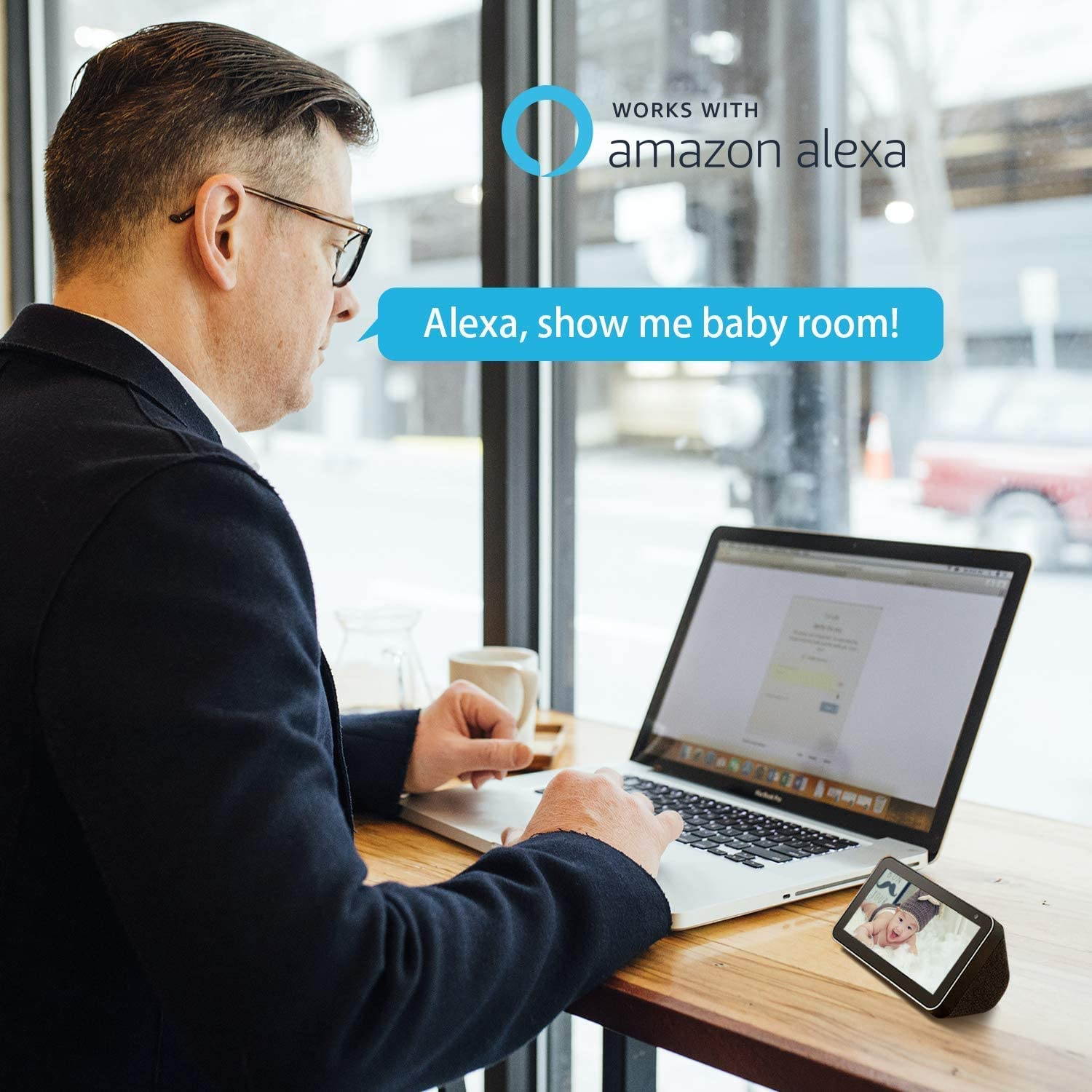 Home Security Camera, Littlelf 1080P FHD Indoor WiFi Wireless Camera with 2-Way Audio, Night Vision, Motion Detection for Pet/Elder/Baby Monitor, Cloud Storage and MicroSD Support (Not Included)