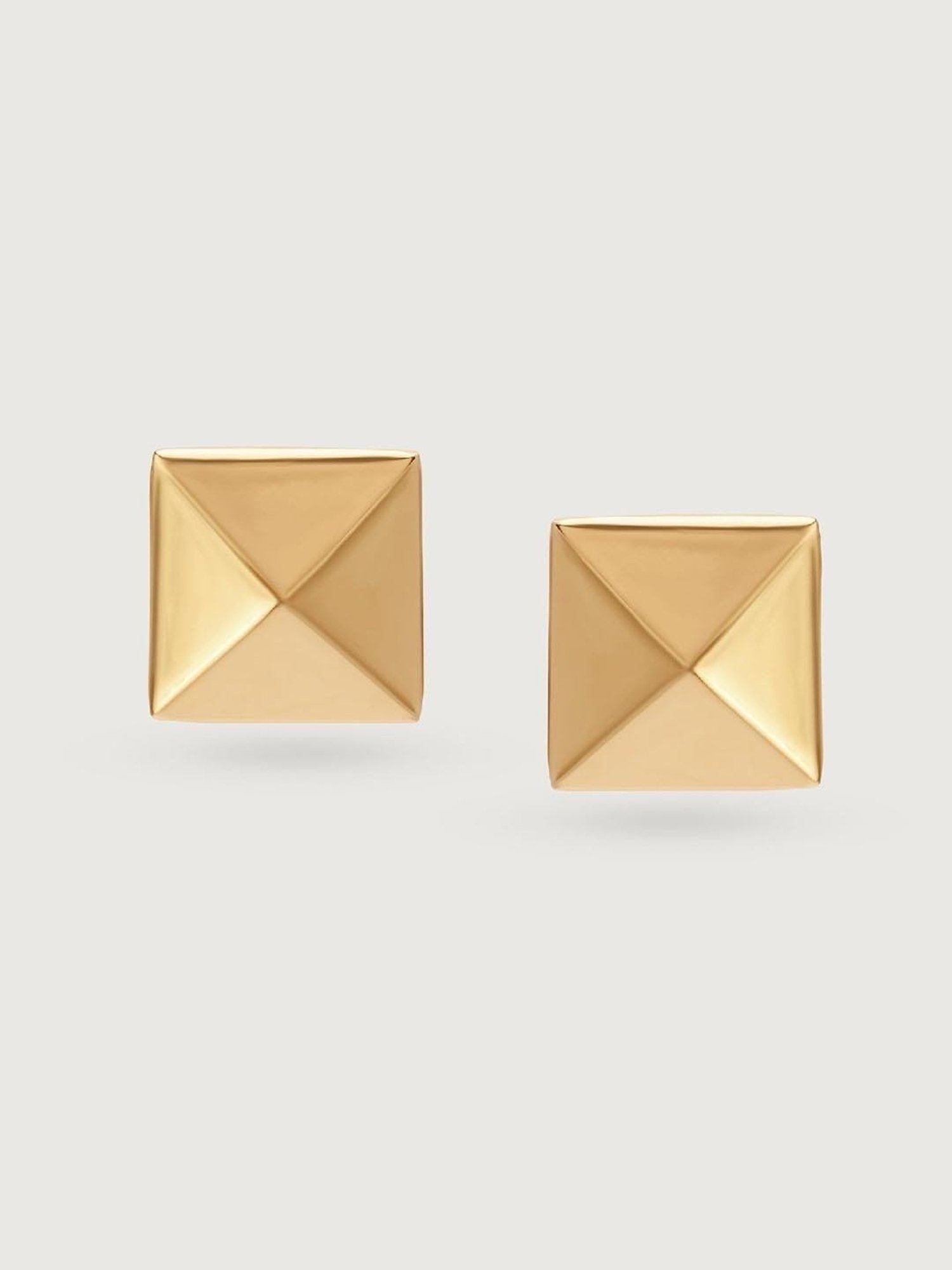 Mia by Tanishq 14k Yellow Gold Subtle Elegance Stud Earrings
