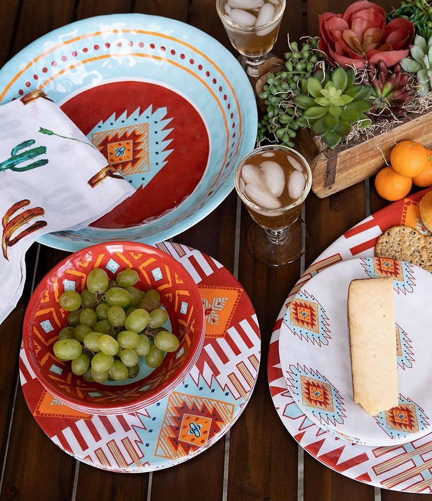 HiEnd Accents Southwest Melamine Serving Platter
