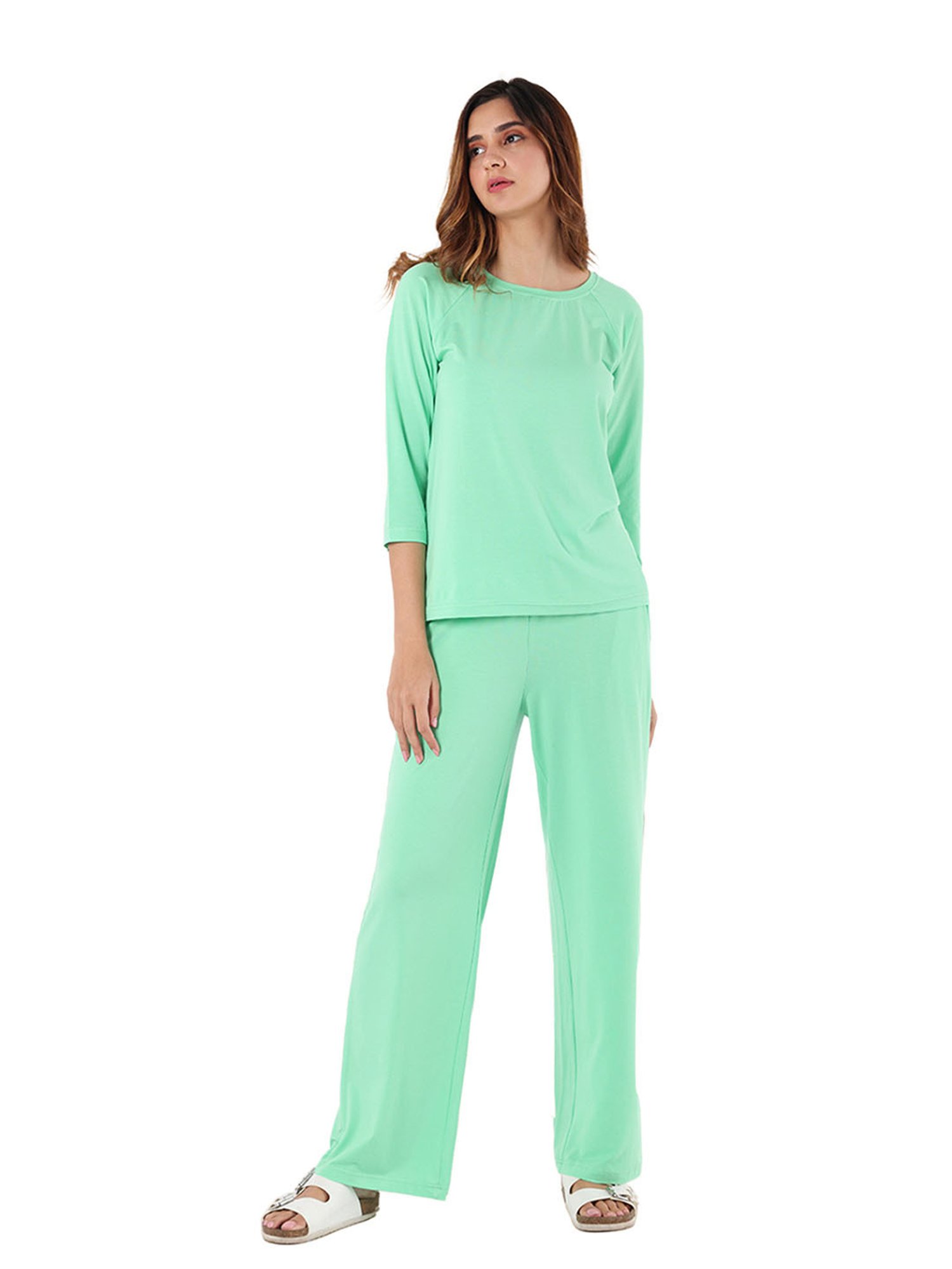 Nite Flite Mint T-Shirt With Pyjamas