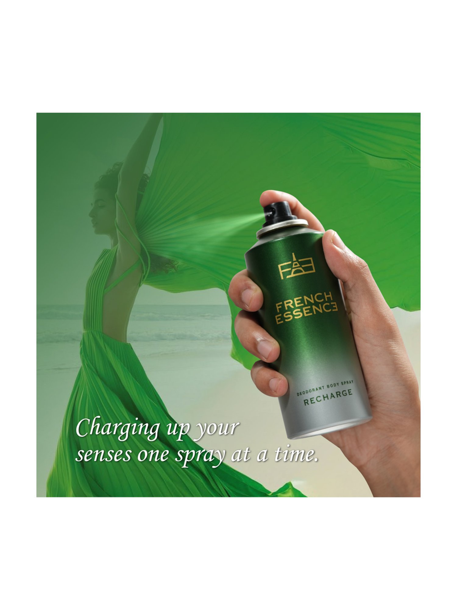 French Essence Recharge Deodorant Body Spray - 150 ml