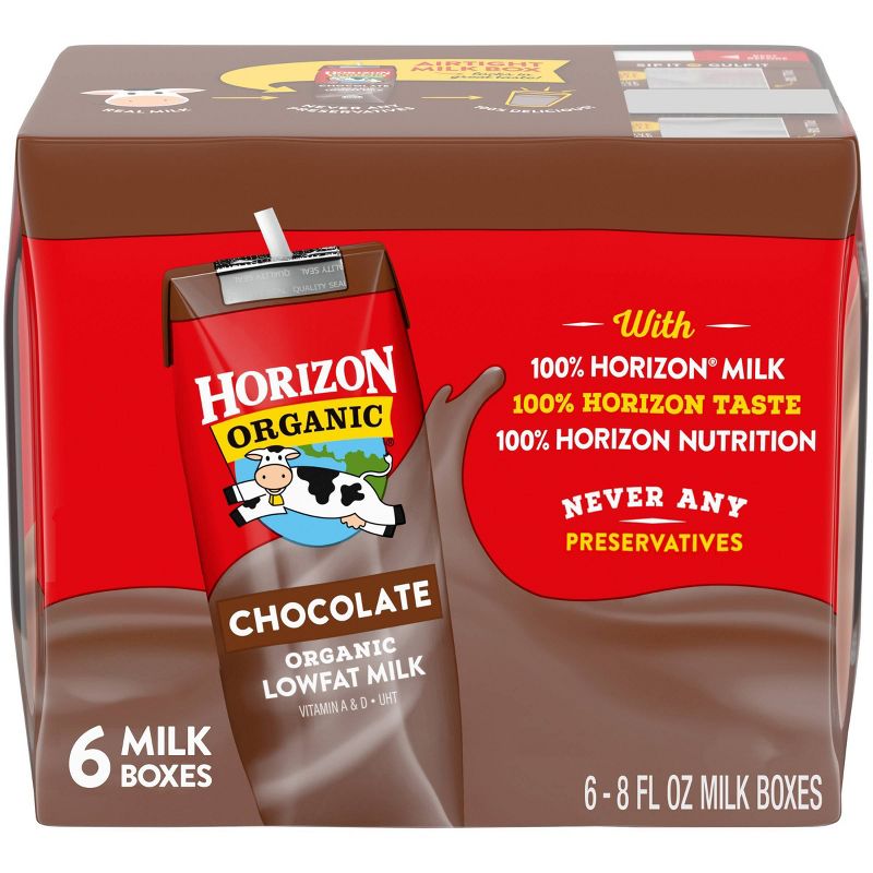 Horizon Organic 1% Chocolate Milk - 6pk/8 fl oz Boxes