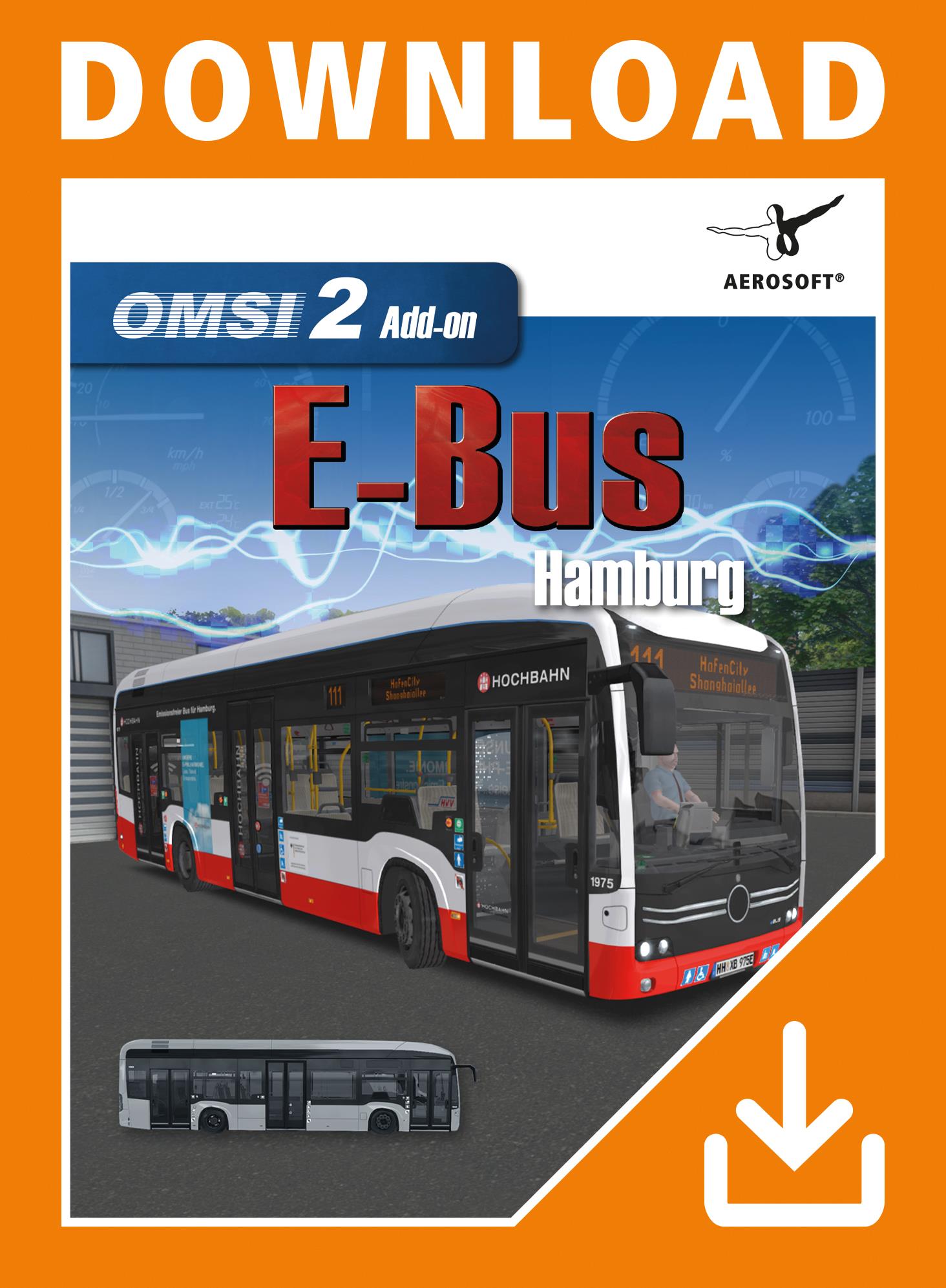 OMSI 2 Add-On E-Bus Hamburg  [Online Game Code]