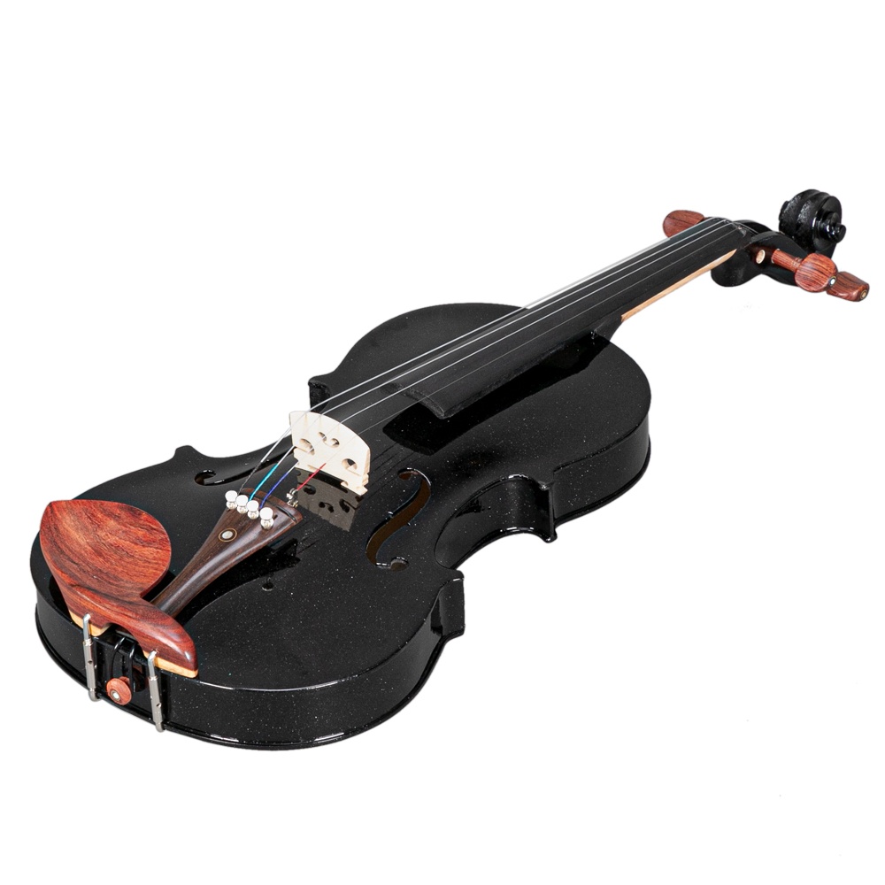 Glarry GV103 4/4 Spruce Panel Violin Matte Black