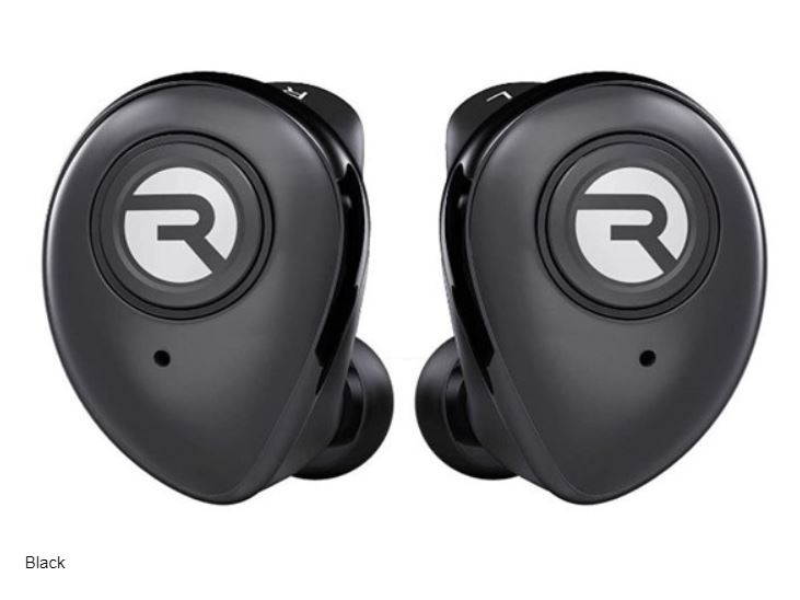 Raycon E50 True Wireless Bluetooth Earbuds - Bluetooth 5.0 Headphones Stereo Sound in-Ear Bluetooth Headset Wireless Earbuds 25 Hours Playtime and Built-in Microphone - Black