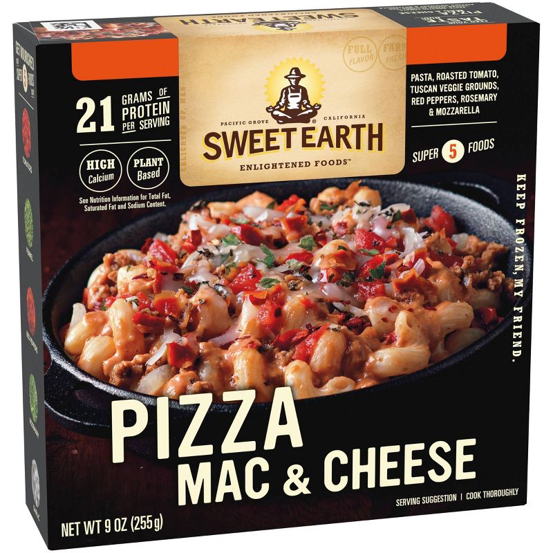 Sweet Earth Natural Foods Frozen Pizza Mac & Cheese - 9oz