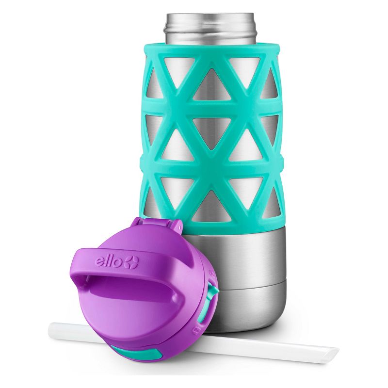 Ello Max 14oz Stainless Steel Water Bottle - Purple