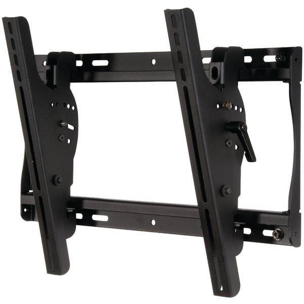 Peerless SmartMount Universal Tilt Wall Mount ST640P - Mounting kit ( bracket, tilt wall plate, security fasteners ) for LCD display - black - screen size: 32" - 50" - mounting interface: 400 x 400 mm