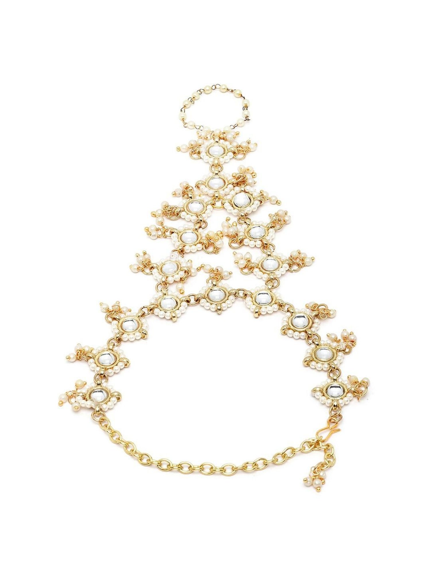 Bold by Priyaasi Halo Circle Golden Cufflinks for Men