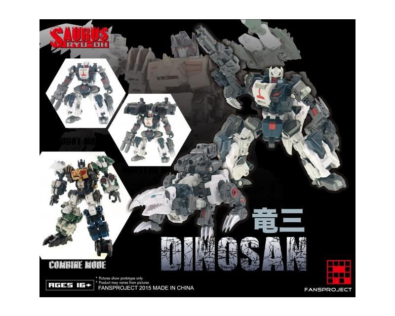 Dinosan | Fansproject Saurus Ryu-oh Action figures