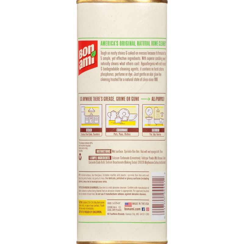 Bon Ami Unscented Household Cleaner - 21oz