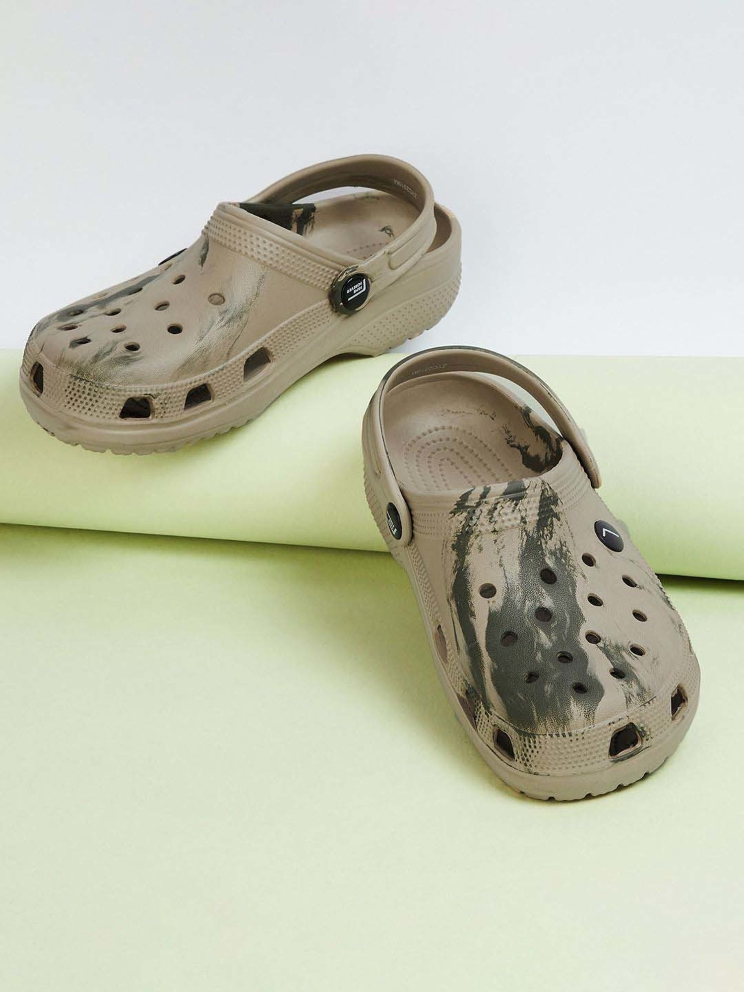 Landmark Boys Brown Back Strap Clogs