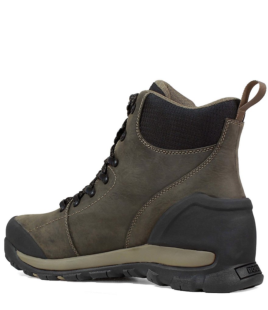 BOGS Men's Foundation Leather Waterproof Composite Toe Work Boot