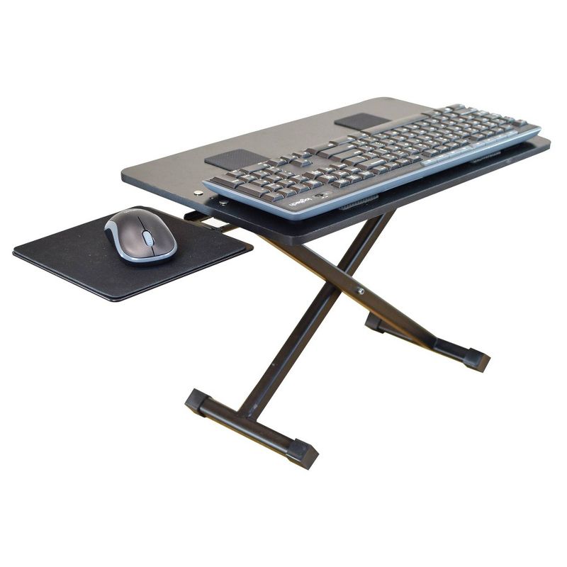 Adjustable Height Computer Keyboard Stand Black - Uncaged Ergonomics