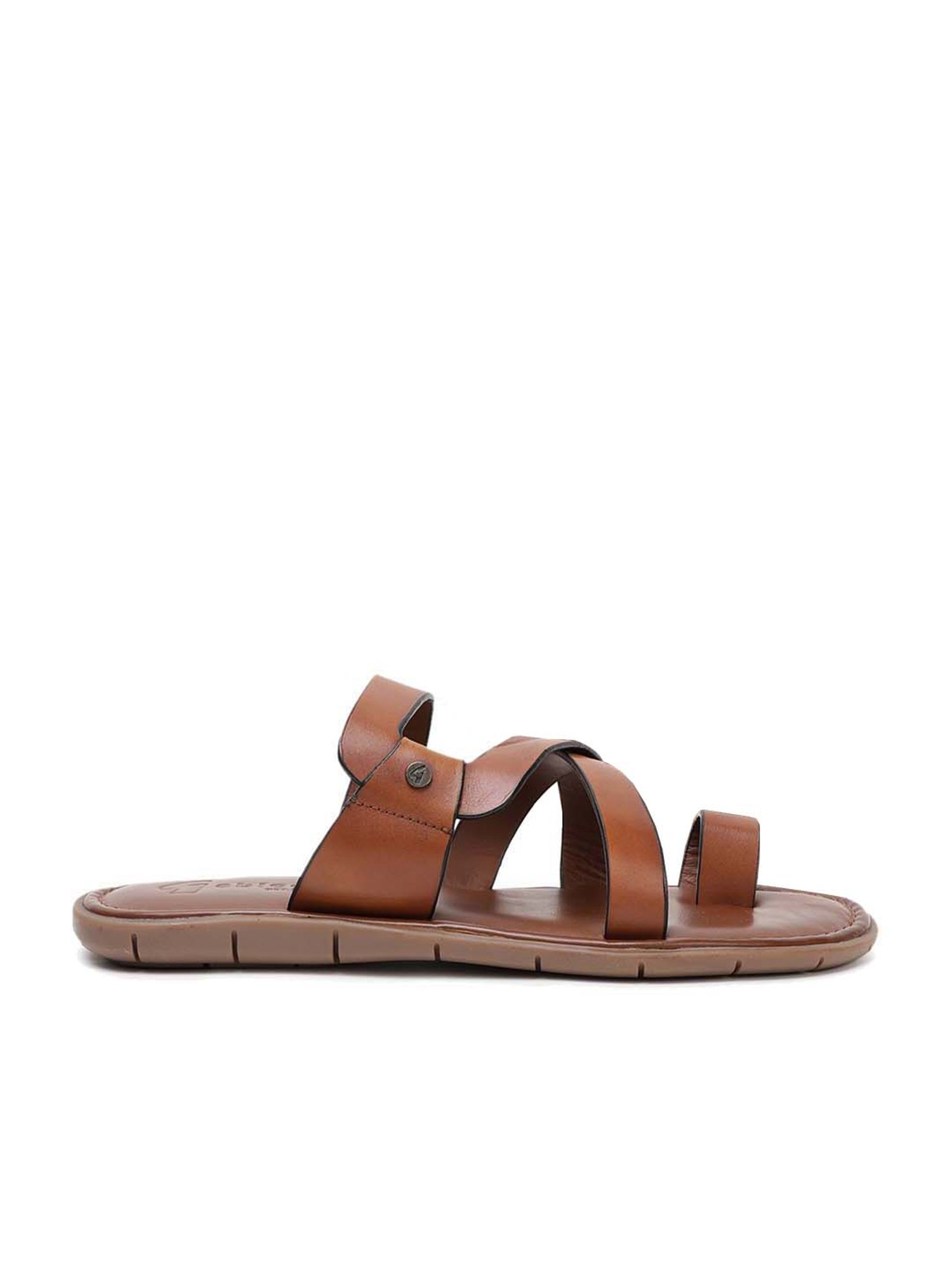 Gabicci Men's Tan Toe Ring Sandals