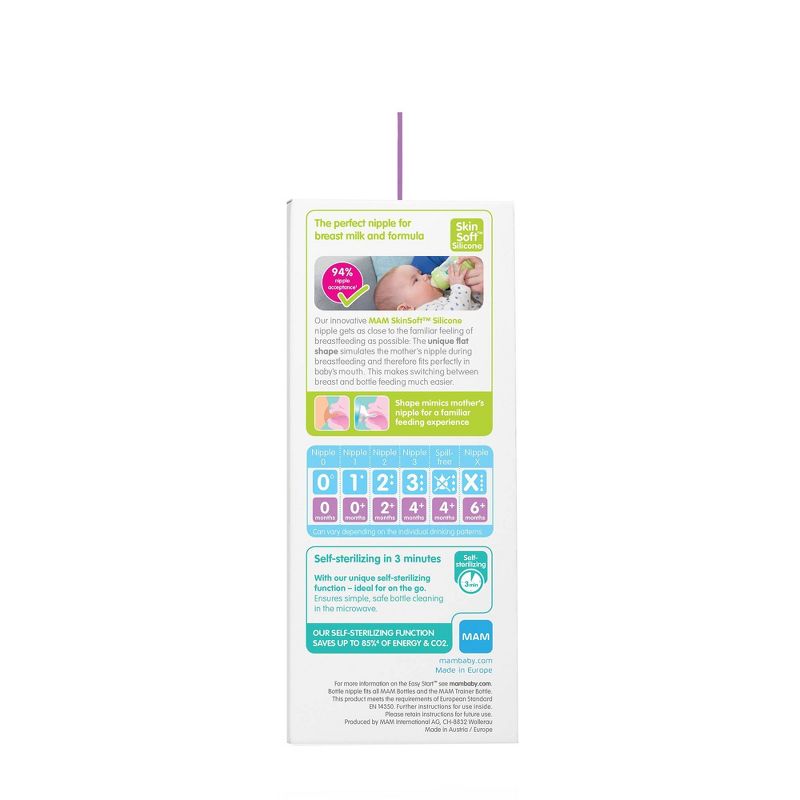 MAM Anti-Colic Bottle - 9oz Pink