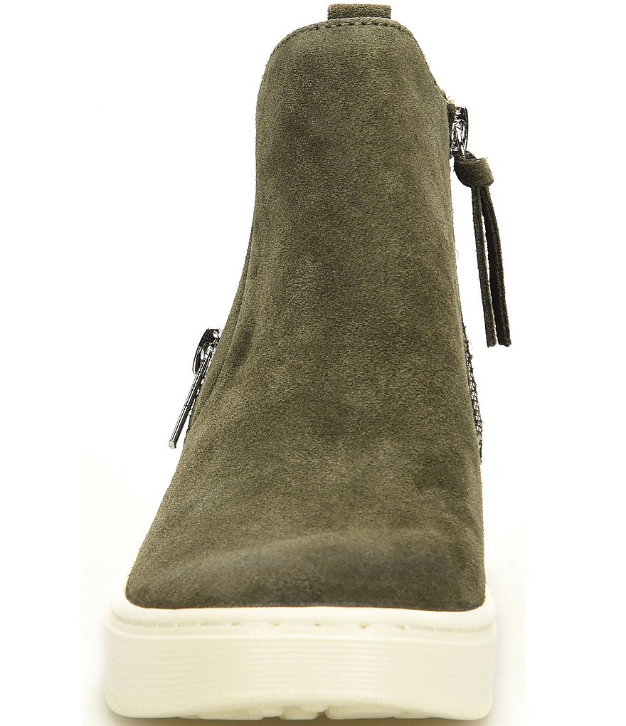 Sofft Britton Zip Waterproof Suede High-Top Sneakers