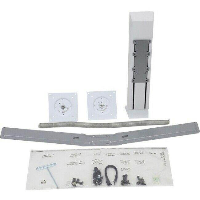 ERGOTRON 97-934-062  WORKFIT DUAL MONITOR KIT (WHITE).UPGRADE A WORKFIT TO HO...