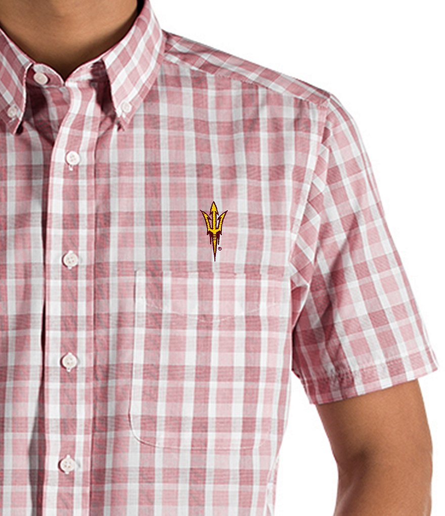 Antigua NCAA Crew Short-Sleeve Woven Shirt