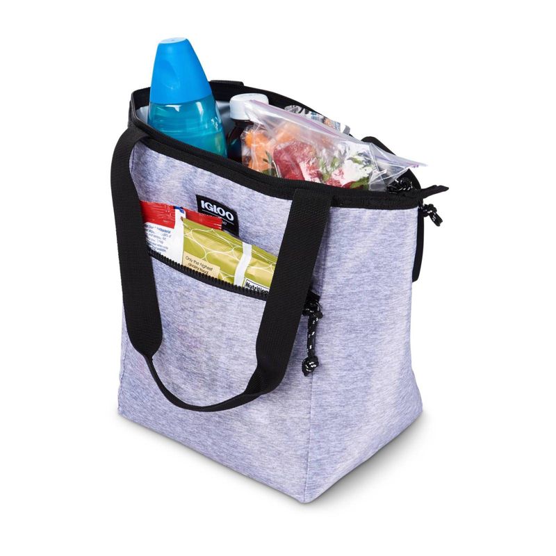 Igloo Active 12 Can Lunch Tote - Heather Gray/Black