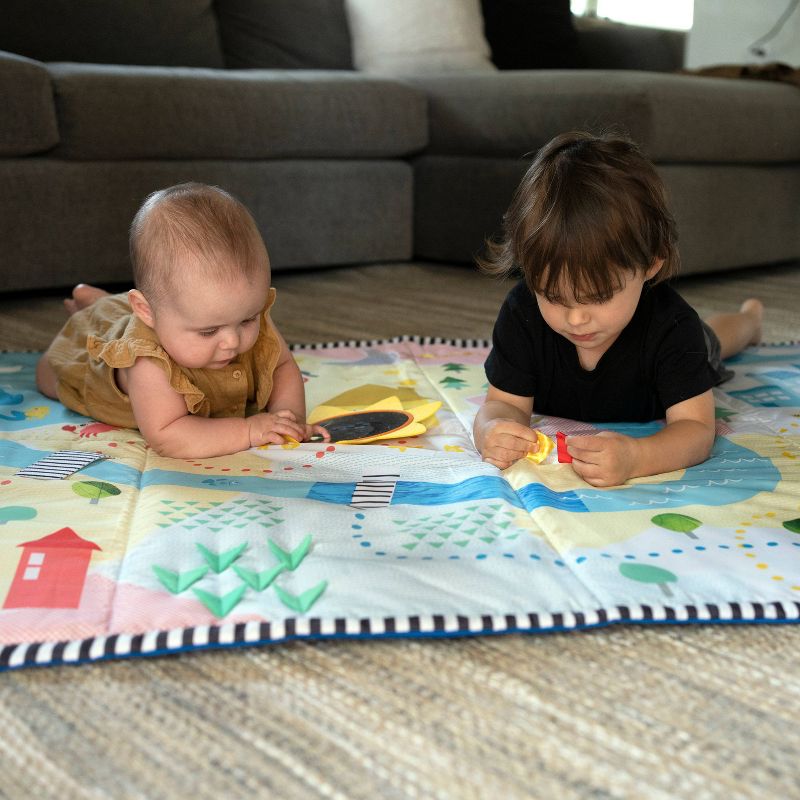 Baby Einstein Sea & City Sensory Playscape Plush Activity Mat