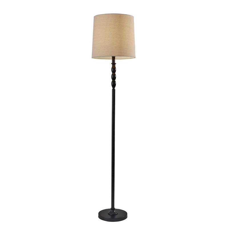 Franklin Iron Works Gentry Oil-Rubbed Bronze Downbridge Arc Floor Lamp