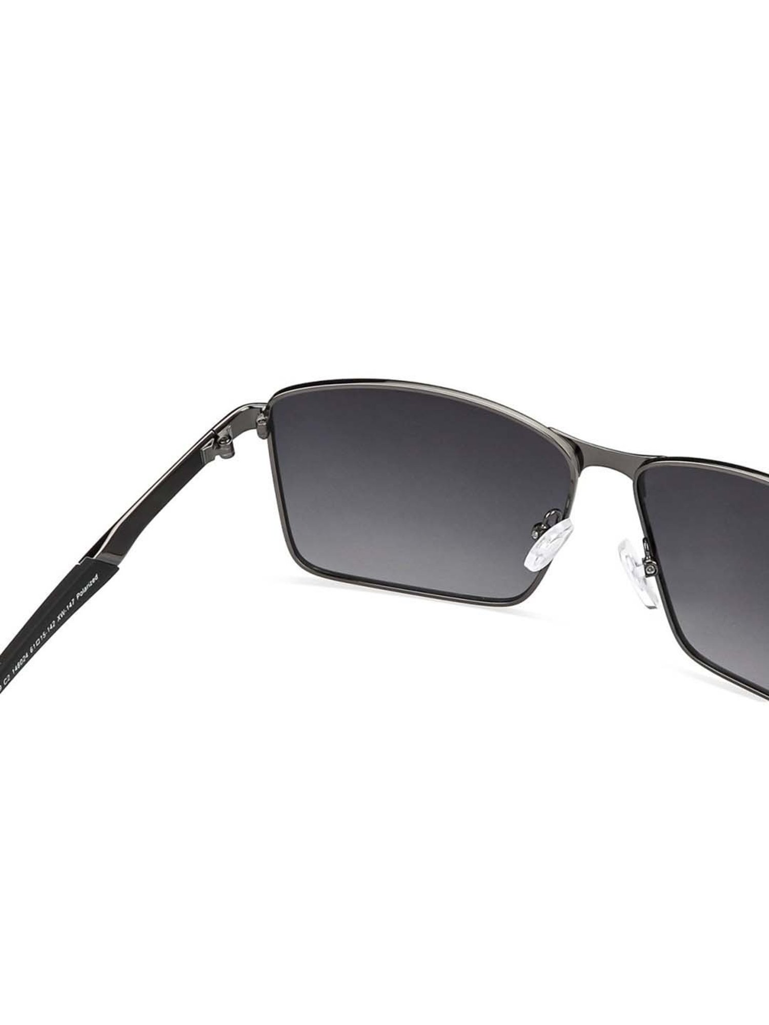 Vincent Chase by Lenskart VC S13969 Dark Grey Square Sunglasses