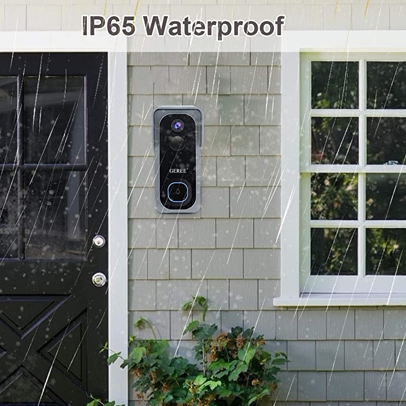 Video Doorbell Camera Wireless WiFi Smart Doorbell32GB Preinstalled 1080P HD Security Home CameraRealTime Video and TwoWay TalkNight VisionPIR Motion Detection 166&deg; Wide Angle Lens