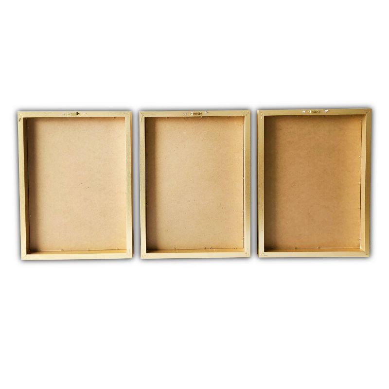 (Set of 3) 16" x 20" Jellyfish Framed Wall Canvas - Gallery 57